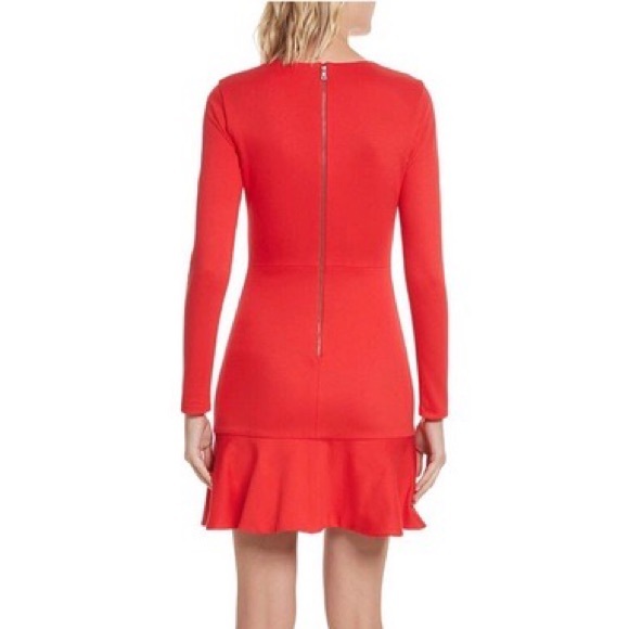 Alice + Olivia • Francine Ruffle Hem Dress - Picture 5 of 8